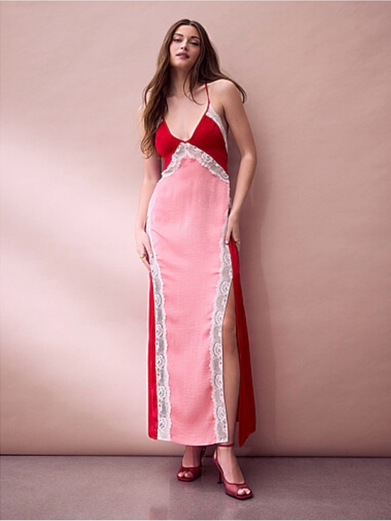 Free People Dresses & Skirts - Free People Intimately Lace Accent Slip Maxi Dress Medium Brand New With Tags